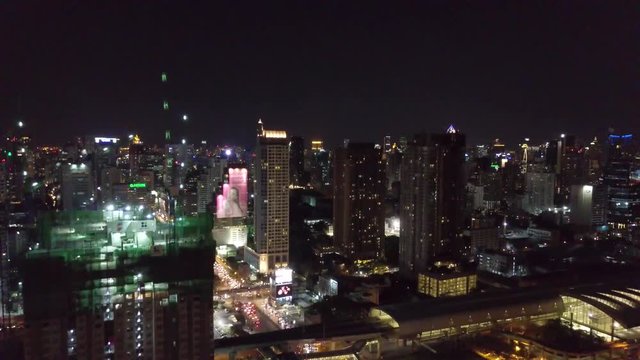 Rama 9 aerial view in Bangkok in Thailand