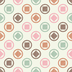 Ethnic boho seamless pattern. Lace. Embroidery on fabric. Patchwork texture. Weaving. Traditional ornament. Tribal pattern. Folk motif. Can be used for wallpaper, textile, wrapping, web. 