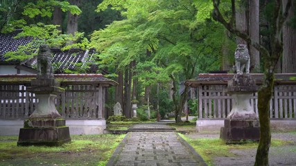 Oyama shrine in Toyama, Japan.
