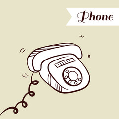 Phone On Beige Background