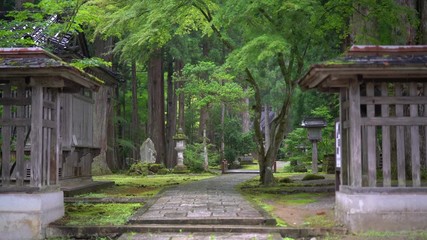 Oyama shrine in Toyama, Japan.