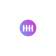 Sound waves logo vector illustration design template