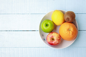 Fresh fruit for healthy eating in home 