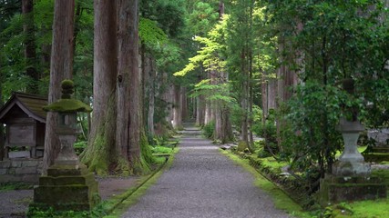 Oyama shrine in Toyama, Japan.
