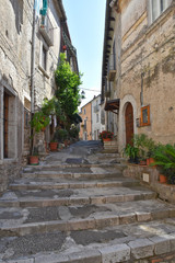 Fototapeta na wymiar A day of vacation in San Lorenzello, a small Italian village
