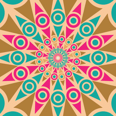 Abstract Shape Art Fractal Seamless