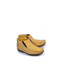 shoe or men's shoes in fashion concept on a background.