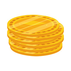 Isolated stratis coin vector design