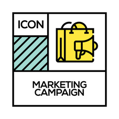 MARKETING CAMPAIGN ICON CONCEPT