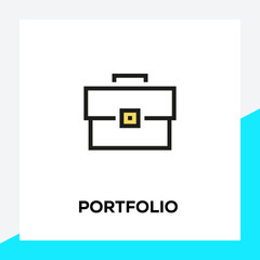 PORTFOLIO LINE ICON SET