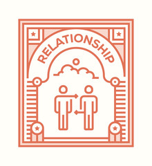 RELATIONSHIP ICON CONCEPT