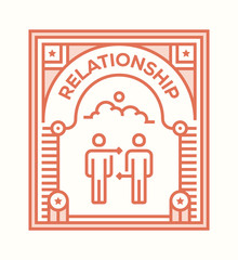 RELATIONSHIP ICON CONCEPT