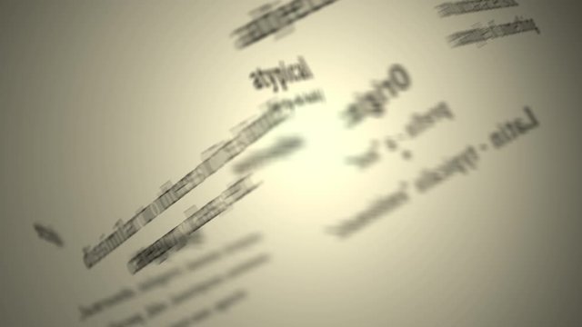 Definition: Atypical