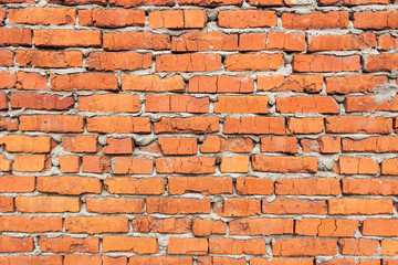 Background of old vintage brick wall