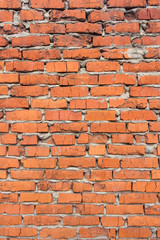 Background of old vintage brick wall