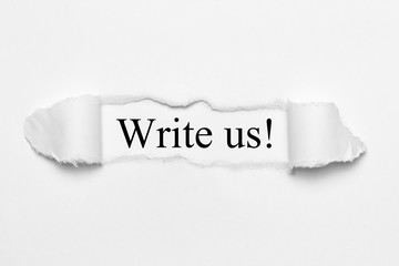 Write us! 
