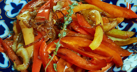 Caramelized Onions and Bell Peppers