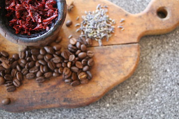 bowl with tobacco for hookah. fruits and berries on a black background. smoke hookah