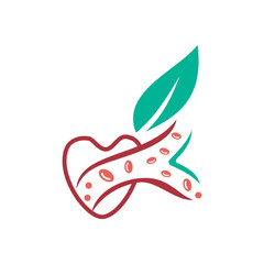 Obraz premium Cholesterol in artery health risk vector design Illustration