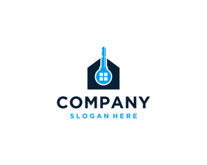 House Key Logo design template