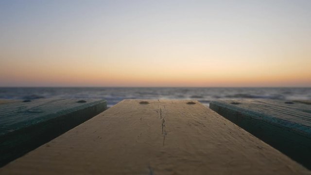 predawn dawn over the sea or ocean at dawn