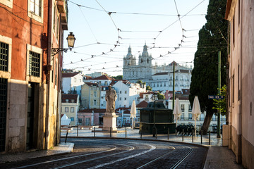 Fototapeta na wymiar リスボンのアルファマ地区 Alfama, Lisbon, Portugal
