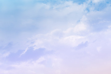 cloud background with a pastel colour
