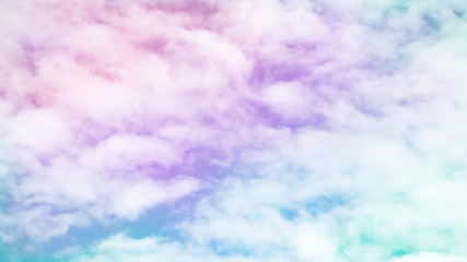 Sky and cloud with soft pastel color. Abstract texture background.