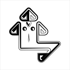 Ganesha The Lord Of Wisdom Calligraphic Style