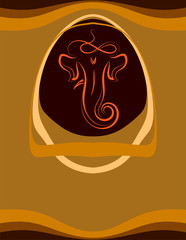 Wedding Invitation Card Ganesha