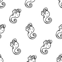 Ganesha The Lord Of Wisdom Seamless Pattern
