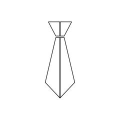 Suit Tie Line Icon. Vector Illustration