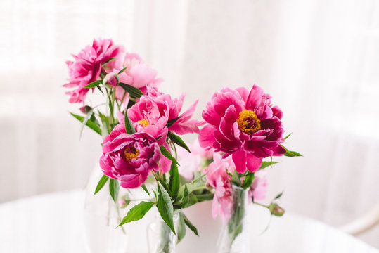 Pink Pions On The Table