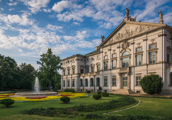 Fototapeta na wymiar Baroque Krasinski Palace in Warsaw, Poland