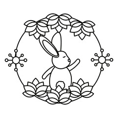 Mid autumn festival vector design