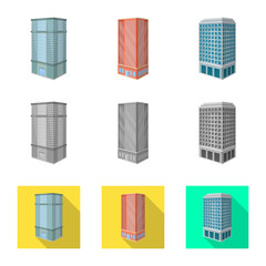 Isolated object of construction and building icon. Collection of construction and estate stock symbol for web.