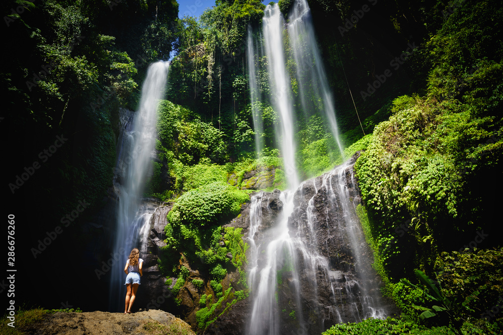 Wall mural grombong waterfall