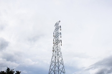 Light electric pole structure And taking pictures in the structure