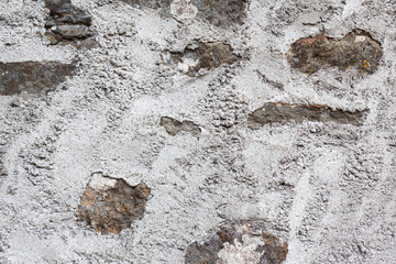 Rustic stone wall texture with cement, Background for design and composing