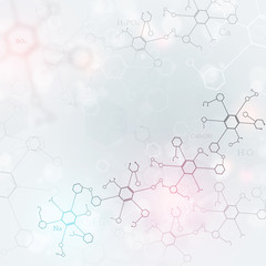 Obraz premium Bright Science Background