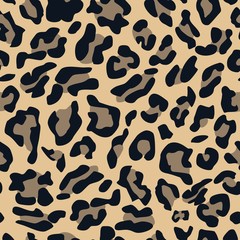 Stylized leopard print wallpaper.