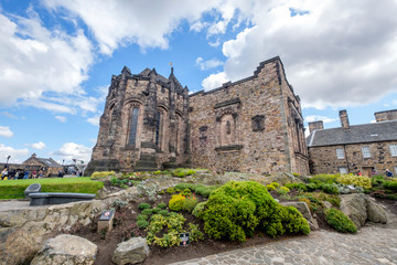 Fototapeta na wymiar Interior buildings at Edinburgh Castle, Edinburgh, Scotland, UK