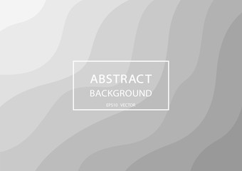 Abstract gray background with wave pattern