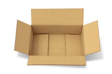 Product packing paper box Large or small pieces for postal and EMS deliveries , Made from recycling...