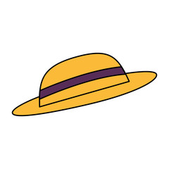 Isolated hat vector design