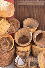 baskets for sale in the market