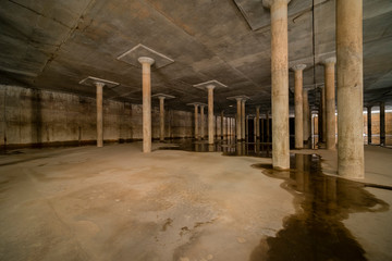 confined Spaces, big under ground water tank