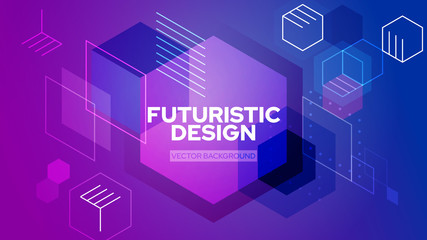 Digital abstract background