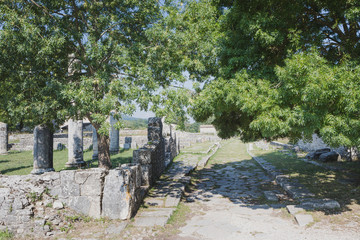 Altilia, sito archeologico Sepino, Molise. Italia.