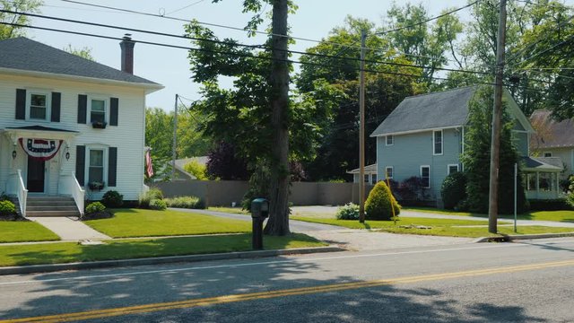 Street of a small provincial American town